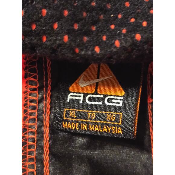 VTG 90s Nike ACG Windbreaker XL Vest Packable Running Hiking Jacket Men Red RARE - Picture 3 of 10